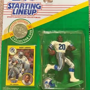 1991 Barry Sanders Starting Lineup